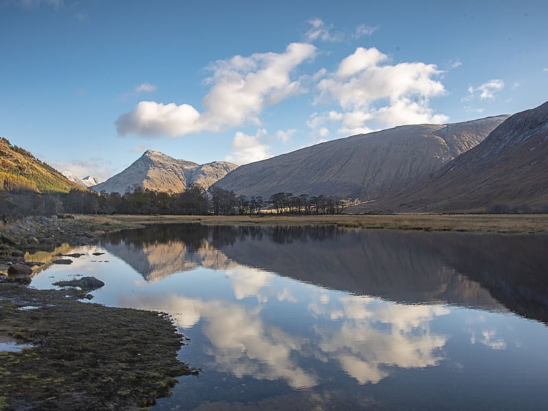 With 674,000 social media hashtags, Glen Coe ranked third as one of Scotland's most romantic landscapes to propose. This stunning valley is found in the Highlands and is surrounded by towering mountains, cascading waterfalls, and mist, creating a cinematic setting that's ideal for capturing proposal photos. The dramatic scenery has also appeared in several films, including James Bond and Harry Potter, which is another testament to how photogenic the landscape is.