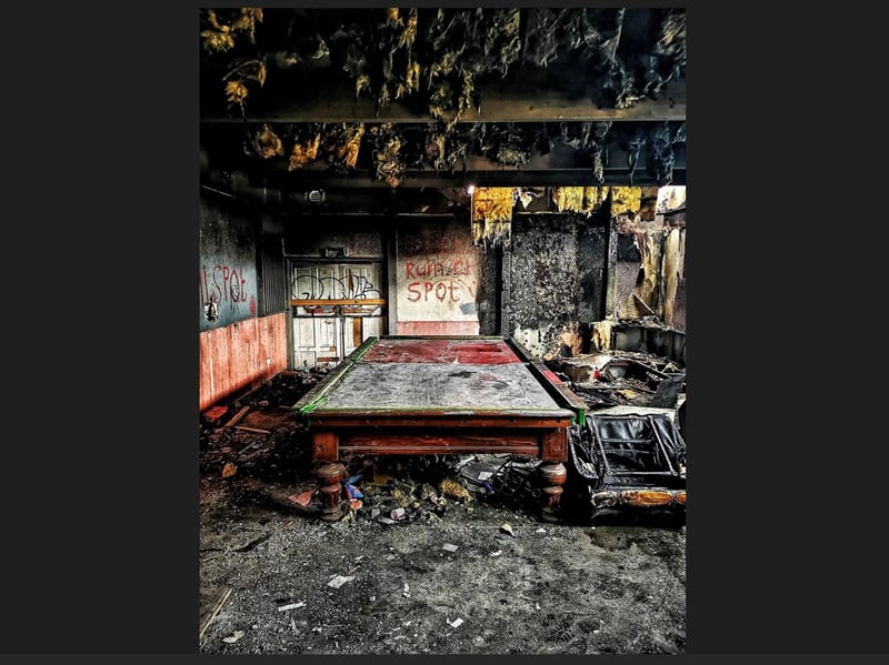 This is how the former Boundary Social Club in Jordanthorpe., Sheffield, looked after years of deterioration. Photo: Lost Places & Forgotten Faces