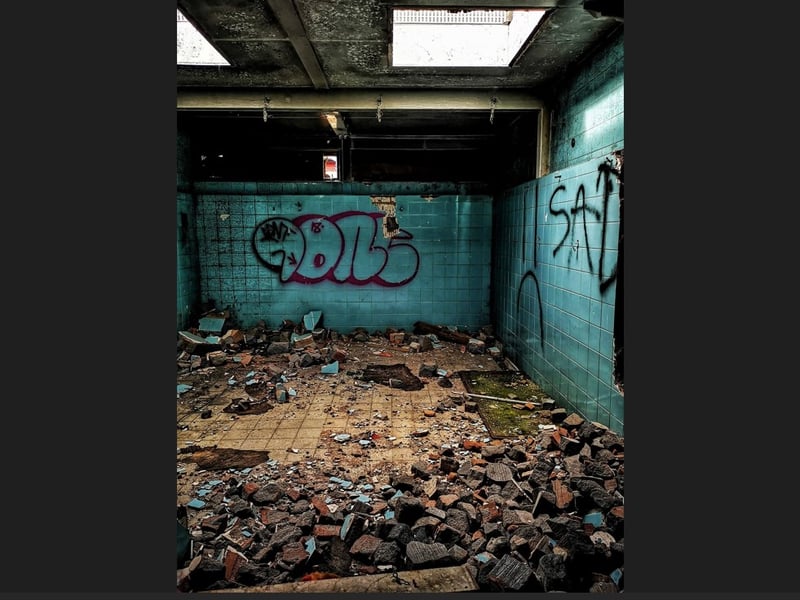 This is how the former Boundary Social Club in Jordanthorpe.,  Sheffield, looked after years of deterioration. Photo: Lost Places & Forgotten Faces 
