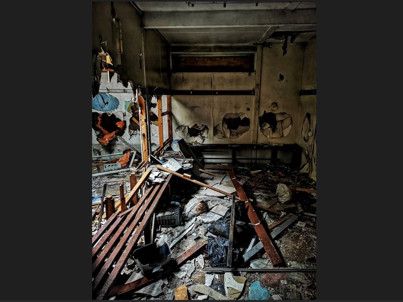 This is how the former Boundary Social Club in Jordanthorpe.,  Sheffield, looked after years of deterioration. Photo: Lost Places & Forgotten Faces 