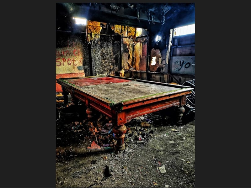 This is how the former Boundary Social Club in Jordanthorpe., Sheffield, looked after years of deterioration. Photo: Lost Places & Forgotten Faces