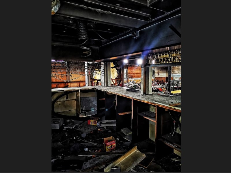 This is how the former Boundary Social Club in Jordanthorpe.,  Sheffield, looked after years of deterioration. Photo: Lost Places & Forgotten Faces 