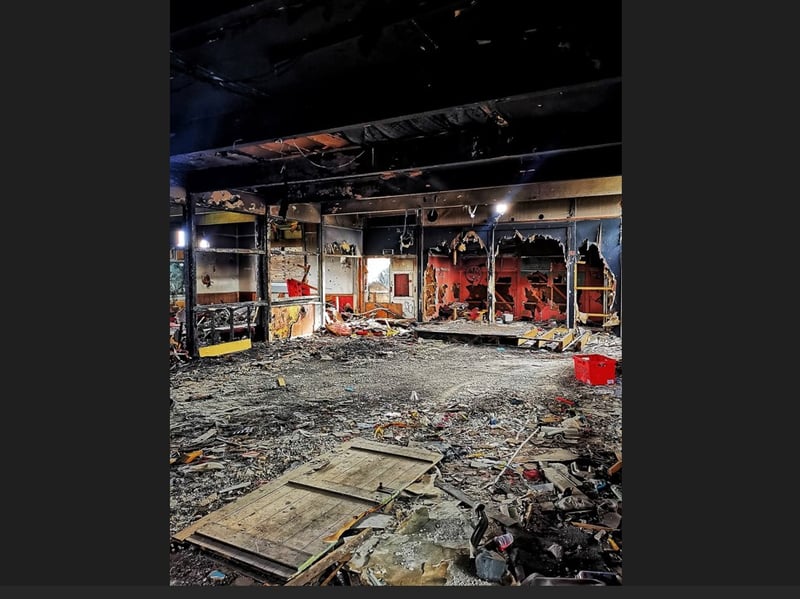This is how the former Boundary Social Club in Jordanthorpe.,  Sheffield, looked after years of deterioration. Photo: Lost Places & Forgotten Faces 