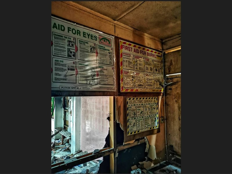 This is how the former Boundary Social Club in Jordanthorpe.,  Sheffield, looked after years of deterioration. Photo: Lost Places & Forgotten Faces 