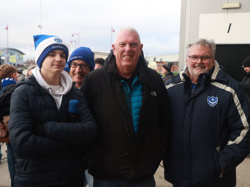 Pompey's trip to Derby County's Pride Park was their last on the road for 2025.
