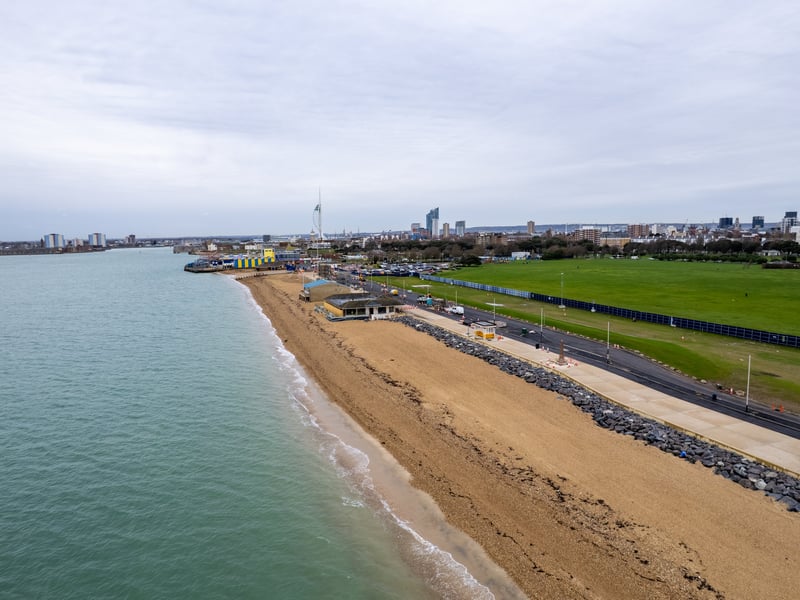 Ongoing works to the sea defences in front of Southsea Common - the area is starting to look shipshape
Photos by Alex Shute