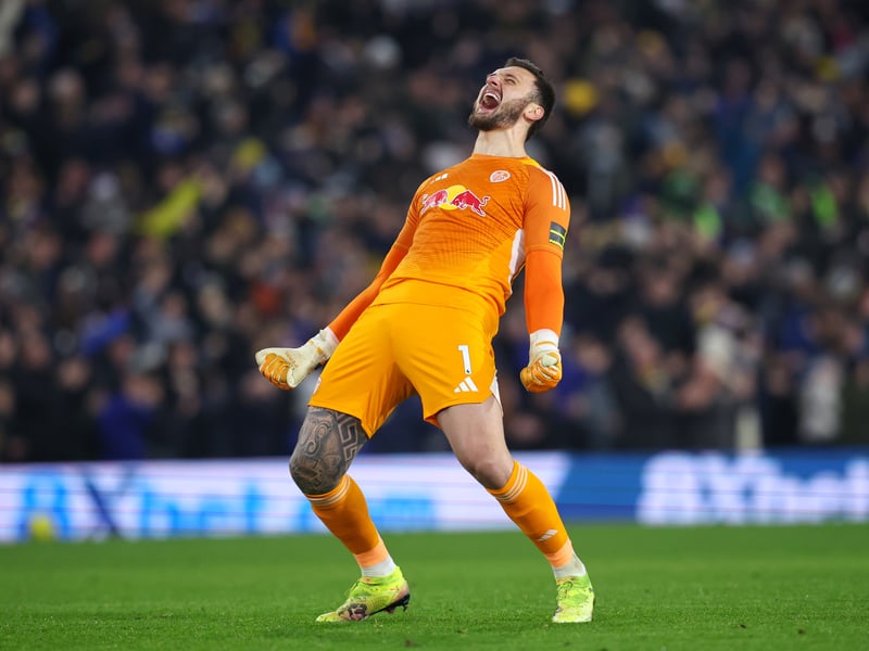 7 - One important save in the first half but was protected brilliantly by his outfield team-mates for most of it. Was forced into a clumsy challenge for the penalty.