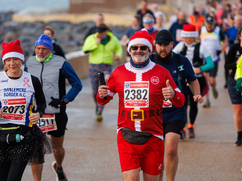 Runners set off early to take part in the The Portsmouth Coastal Waterside Marathon 2025. 


Picture: Marcin Jedrysiak