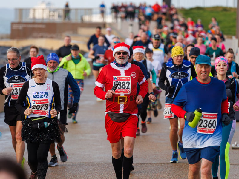 Runners set off early to take part in the The Portsmouth Coastal Waterside Marathon 2025. 


Picture: Marcin Jedrysiak