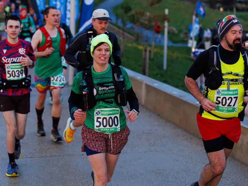 Runners set off early to take part in the The Portsmouth Coastal Waterside Marathon 2025. 


Picture: Marcin Jedrysiak