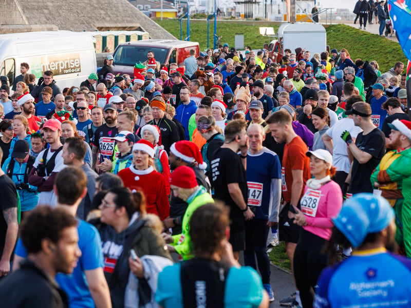 Runners set off early to take part in the The Portsmouth Coastal Waterside Marathon 2025. 


Picture: Marcin Jedrysiak