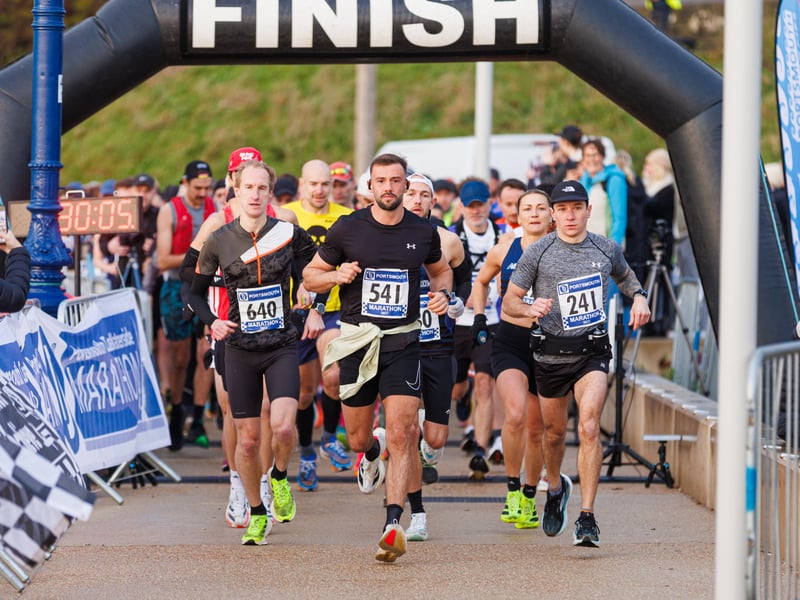 Runners set off early to take part in the The Portsmouth Coastal Waterside Marathon 2025. 


Picture: Marcin Jedrysiak