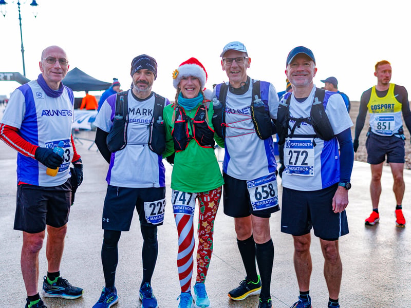 Runners set off early to take part in the The Portsmouth Coastal Waterside Marathon 2025. 


Picture: Marcin Jedrysiak