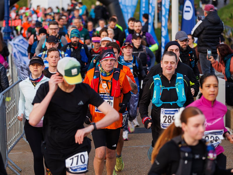 Runners set off early to take part in the The Portsmouth Coastal Waterside Marathon 2025. 


Picture: Marcin Jedrysiak