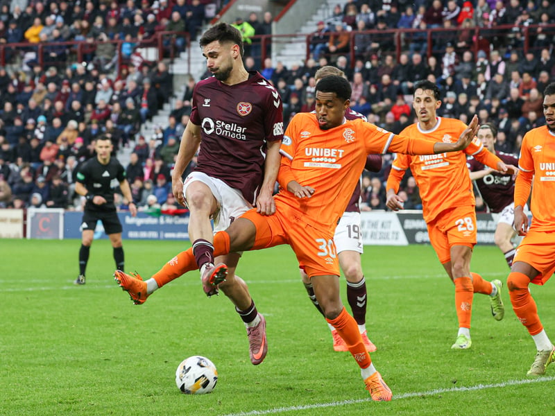 Ran himself into the ground, and showed a real willingness to fight for his team. Picked up an assist for the second goal. Easy to see why the Hearts fans love him.