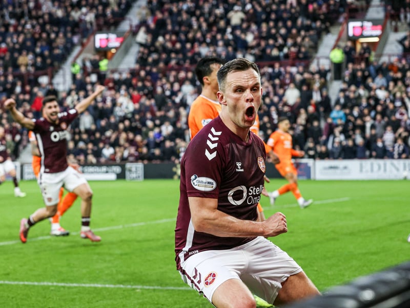 A true captain's performance, he turned up when it mattered for Hearts, bagging the crucial second with a brilliant finish from the tightest of angles. A humongous goal that put McInnes' side well on course for a monumental win. He'll be disappointed not to have scored more after missing two glorious chances in the second-half to seal the win.