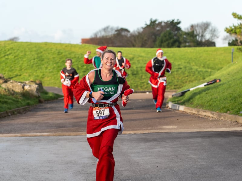 Southsea turned into a sea of red as hundreds of people took part in the Santa 5k and 10k. 


Picture: Alec Chapman