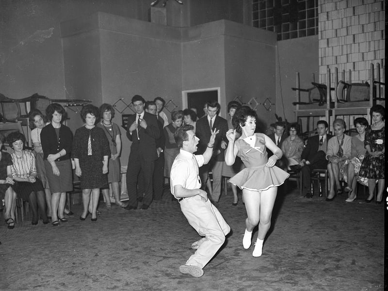 The Palais de Danse jiving champions in Fountainbridge in 1962.
