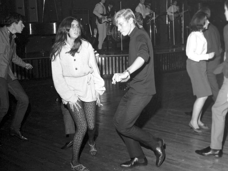 Edinburgh University students dancing at the Beatnik Ball in the Fountainbridge Palais for the Edinburgh Students charities appeal in November 1965.