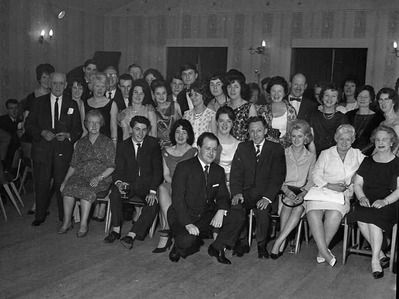 MacKay Brothers Travel Agents' staff dance in the Czarda Restaurant, Fountainbridge, in January 1964.