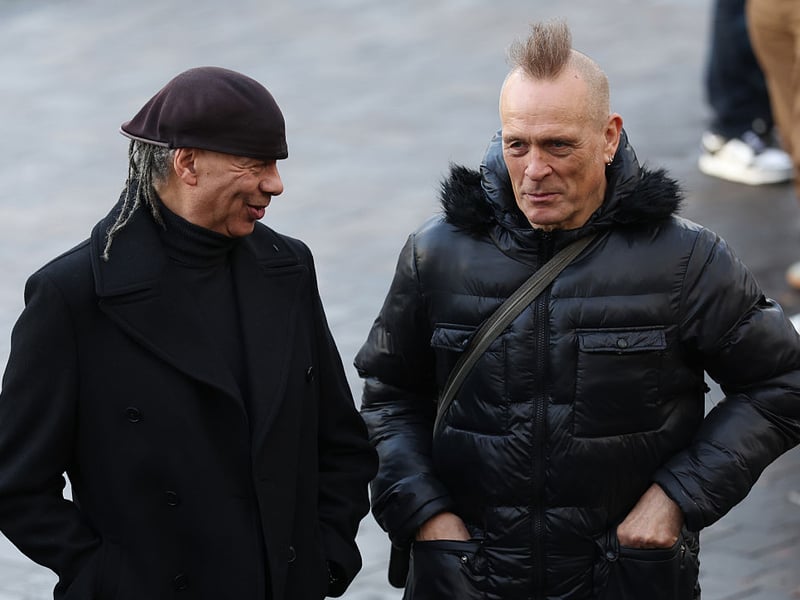 Journalist and former Membranes singer John Robb joins mourners.