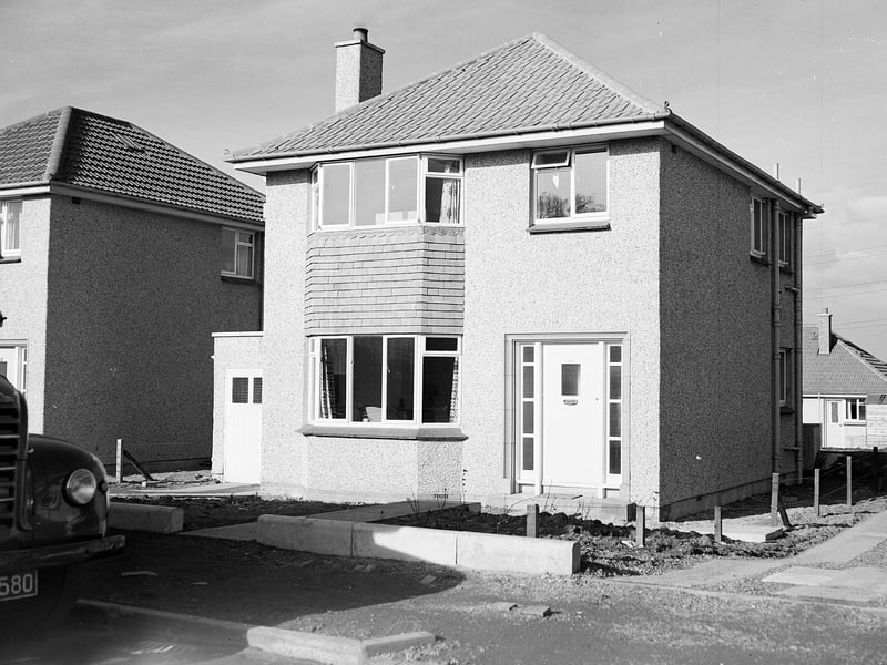 A newly built Bolland House at Barnton in February 1959.