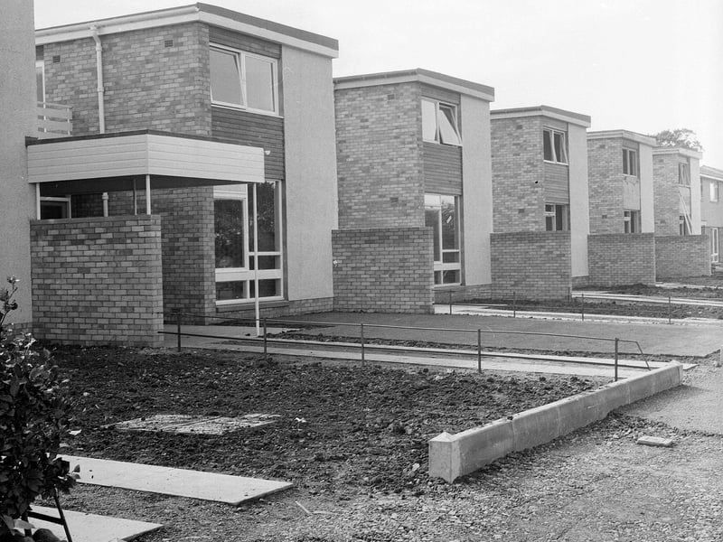 Millar's houses at Barnton Park Estate  in September 1964.