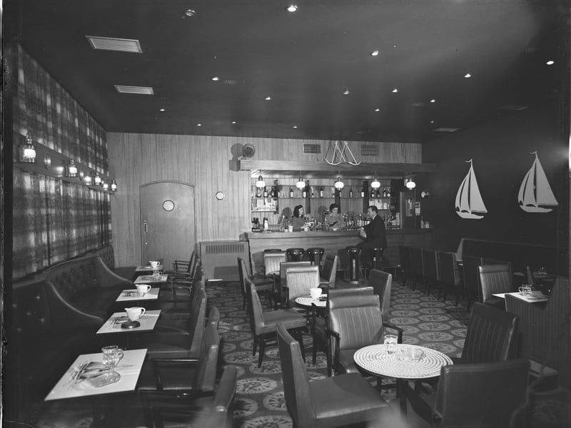 The Almond Room at the Barnton Room in May 1966.