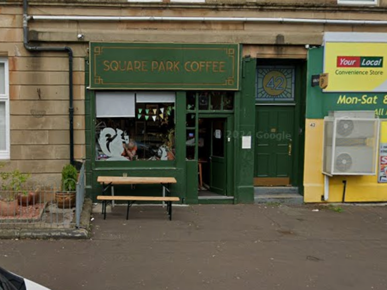 Square Park Coffee looks like it could be right off the cover of a book, Pollokshields Library is just along the road. 44 Leslie St, Glasgow G41 2LB