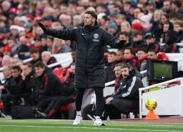 Brighton head coach Fabian Hurzeler has some tough decisions to make at Arsenal