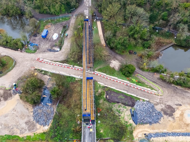 Ongoing sea defences work in Hilsea. Photos by Alex Shute