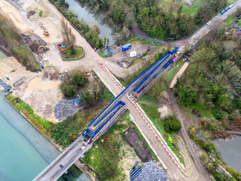 Ongoing sea defences work in Hilsea. Photos by Alex Shute