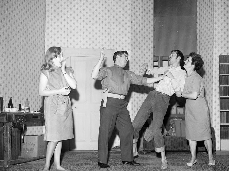 Gilmerton Church play 'The Offshore Island' by the Pedagogues in November 1963.