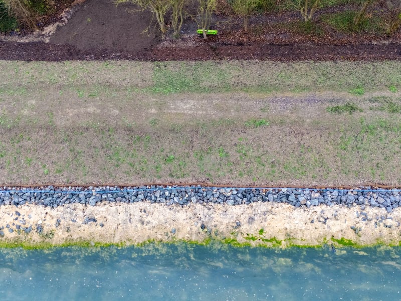 Ongoing sea defences work in Hilsea. Photos by Alex Shute