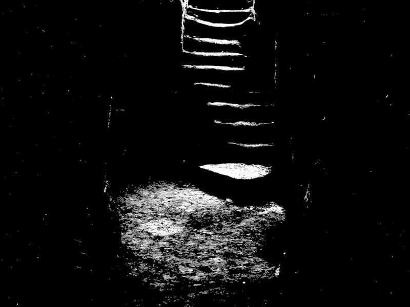 Gilmerton Cove underground cave pictured in November 1963.