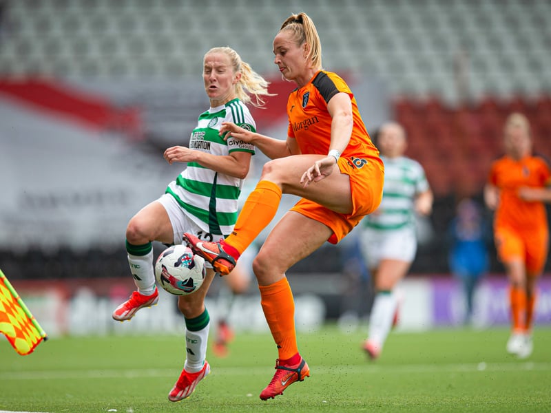 Strong in the tackle, the Dutch centre-back poses a threat in both boxes and has produced several game-winning moments in her Glasgow City career following her arrival two summers ago. One of the league's most consistent defenders, Smit is a real on-pitch leader for the Petershill club.