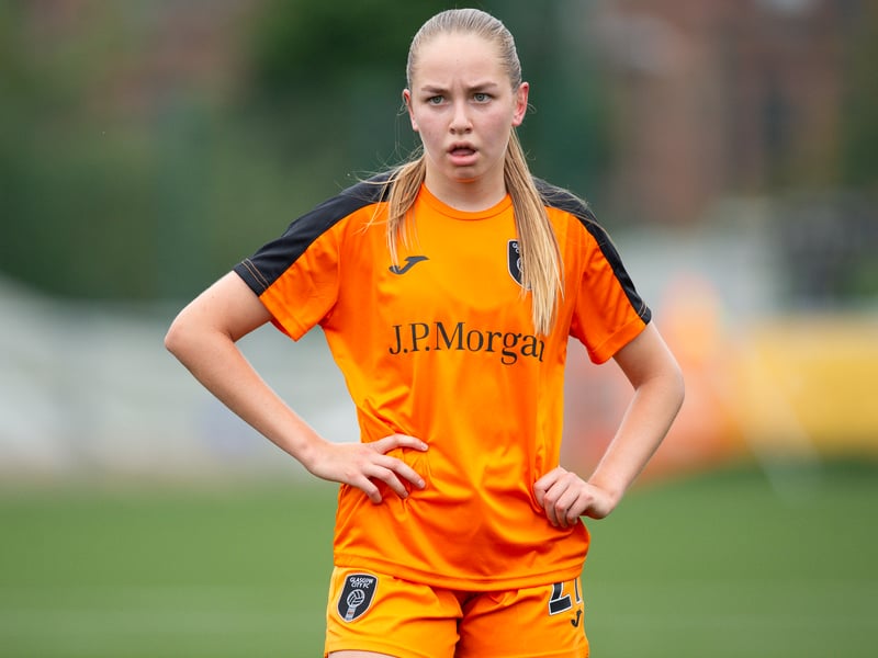 The Glasgow City speed demon is arguably the league's fastest player. Capable of providing from either flank, the Finnish international has an astonishing 11 goal contributions in just eight league starts this season. Still just 21.