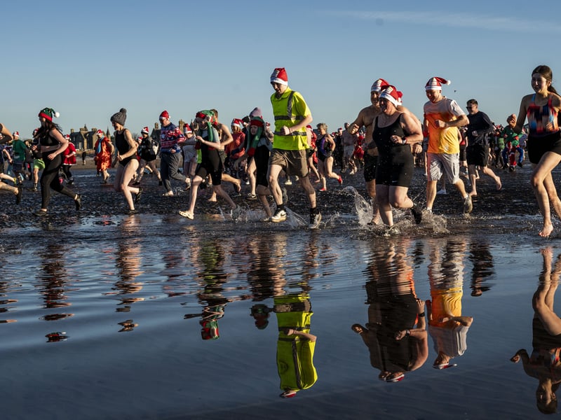 Dippers from all walks of life took the plunge to raise money for the local charity 