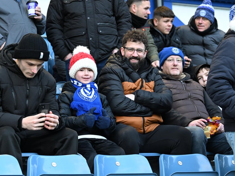 The Santa hats were out in numbers on Boxing Day as 20,449 supporters were in attendance at Fratton for Pompey's 1-1 draw against QPR.