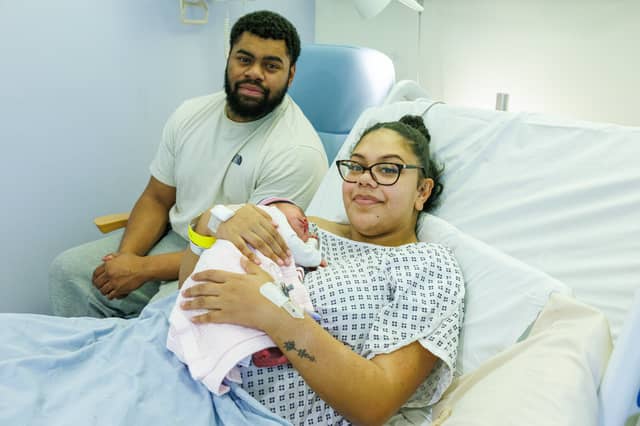 UnaMawi and Mosese from Whiteley welcomed their baby Aiko into the world on Christmas Day.