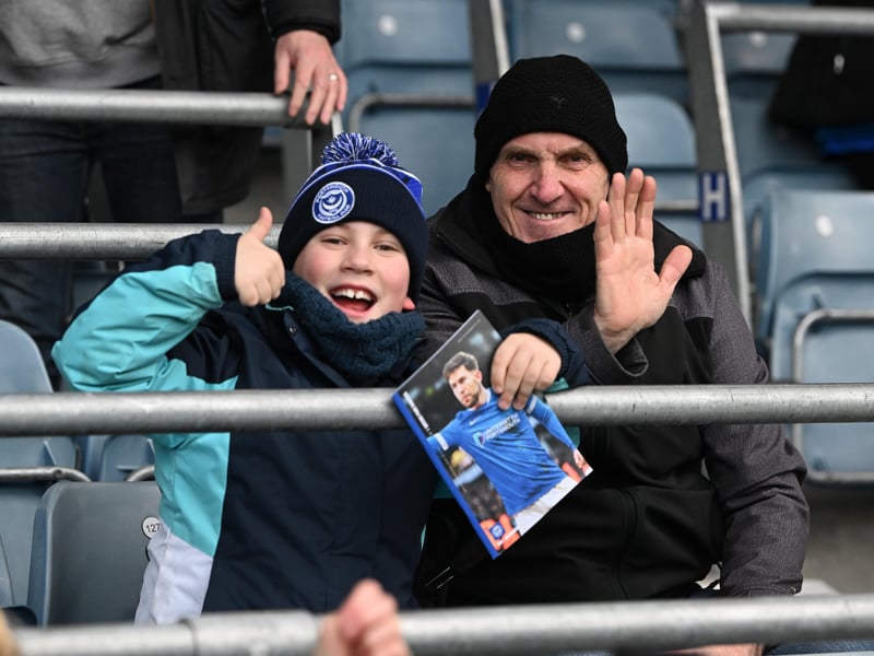 The Santa hats were out in numbers on Boxing Day as 20,449 supporters were in attendance at Fratton for Pompey's 1-1 draw against QPR.
