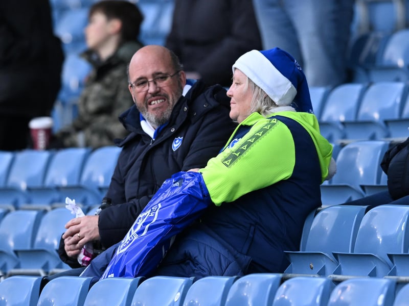 The Santa hats were out in numbers on Boxing Day as 20,449 supporters were in attendance at Fratton for Pompey's 1-1 draw against QPR.