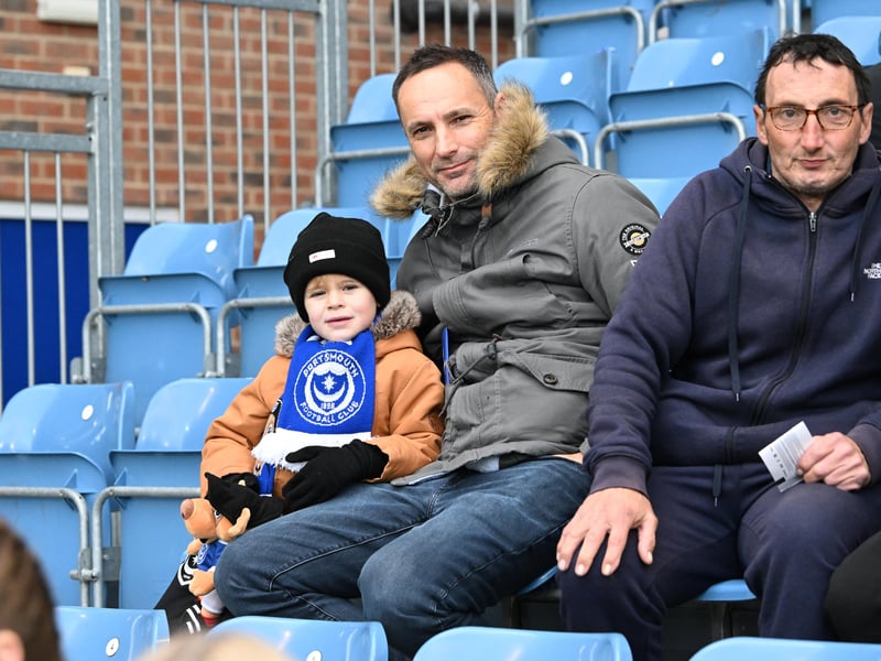 The Santa hats were out in numbers on Boxing Day as 20,449 supporters were in attendance at Fratton for Pompey's 1-1 draw against QPR.
