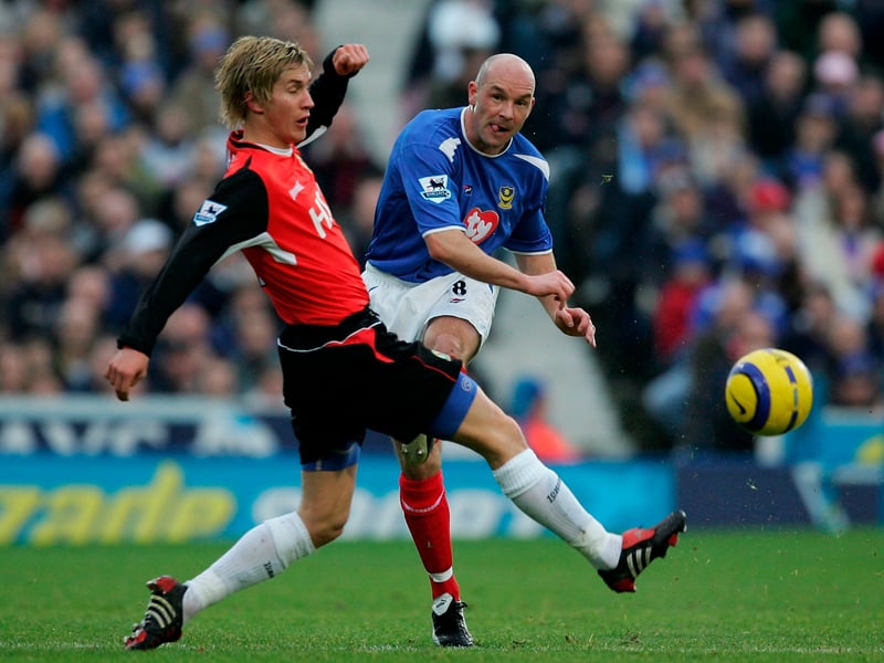 The former winger's goal against Charlton that day was one of only three he scored for Pompey that season. Like some of his then team-mates, that Addicks game was one of the last Stone would play for Pompey, with a move to Leeds United arriving in the summer of 2005. Now 54, Stone has held coaching jobs at Newcastle, Burnley, Everton and Nottingham Forest, where he is currently part of Sean Dyche's coaching set-up.