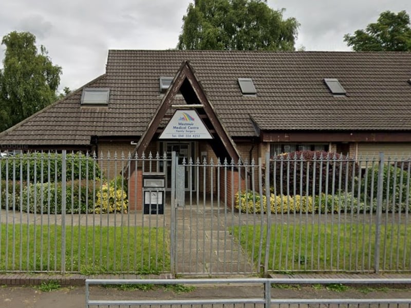 There were 74 responses from patients at Westmuir Medical Centre in Glasgow, with 32% rating their overall experience as negative.