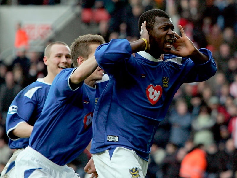Yakubu's goal against Charlton that day was his 15th of the season in all competitions, with the Nigerian international finishing the campaign as the Blues' top scorer with 17. It followed 19 goals for Pompey the previous season, and prompted Middlesbrough to pay £7.5m for the striker in the summer of 2005. Following his retirement in 2017, Yakubu, 43, works primarily as a football agent and mentor.