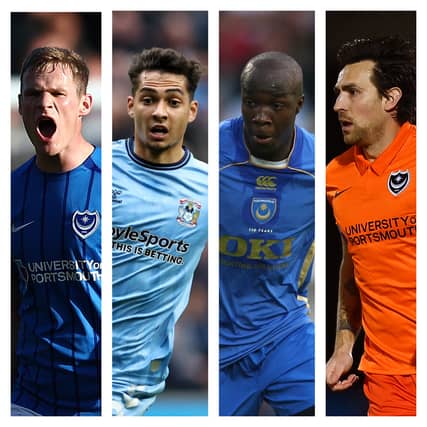 From left: Rob Atkinson, Tyler Walker, Lassana Diarra and Charlie Daniels