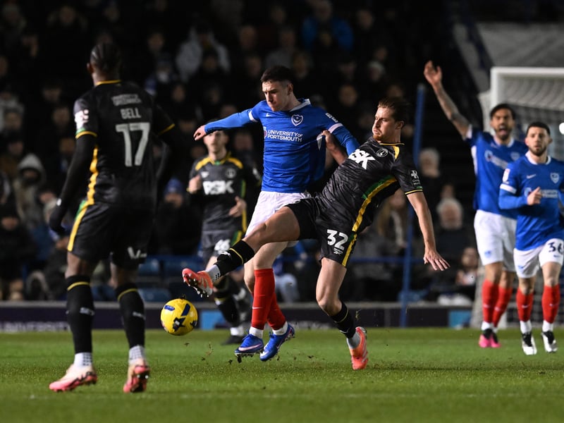 Recalled to the starting line-up for the first time in almost two months and struggled in the opening stages. Mousinho visibly not impressed with his early lack of pressing on the touchline but certainly looked stronger as the game went on. Was positive in the area as he bid to create his own chances.