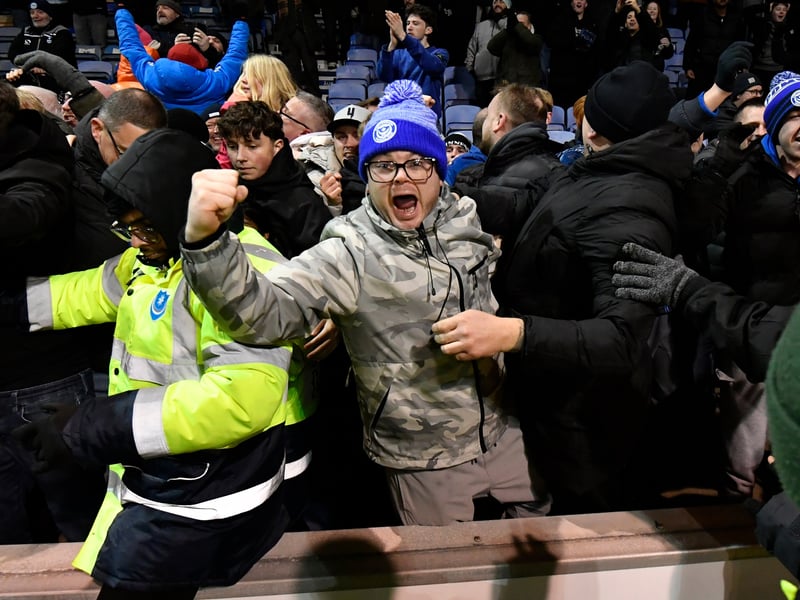 20,401 supporters were in attendance at Fratton Park on Monday as Pompey claimed a 98th-minute winner over Charlton Athletic.