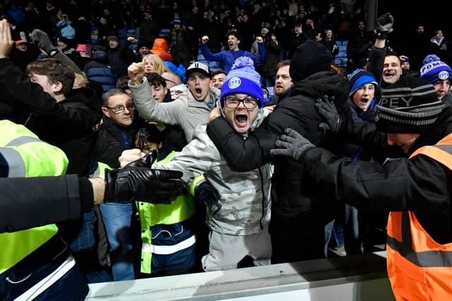 20,401 supporters were in attendance at Fratton Park on Monday as Pompey claimed a 98th-minute winner over Charlton Athletic.